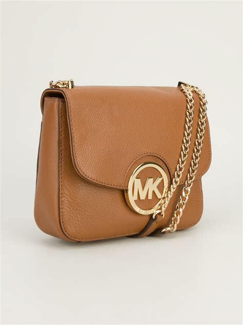 brown two tone michael kors purse|Michael Kors small brown purse.